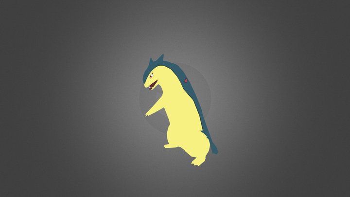 Typhlosion 3D Model