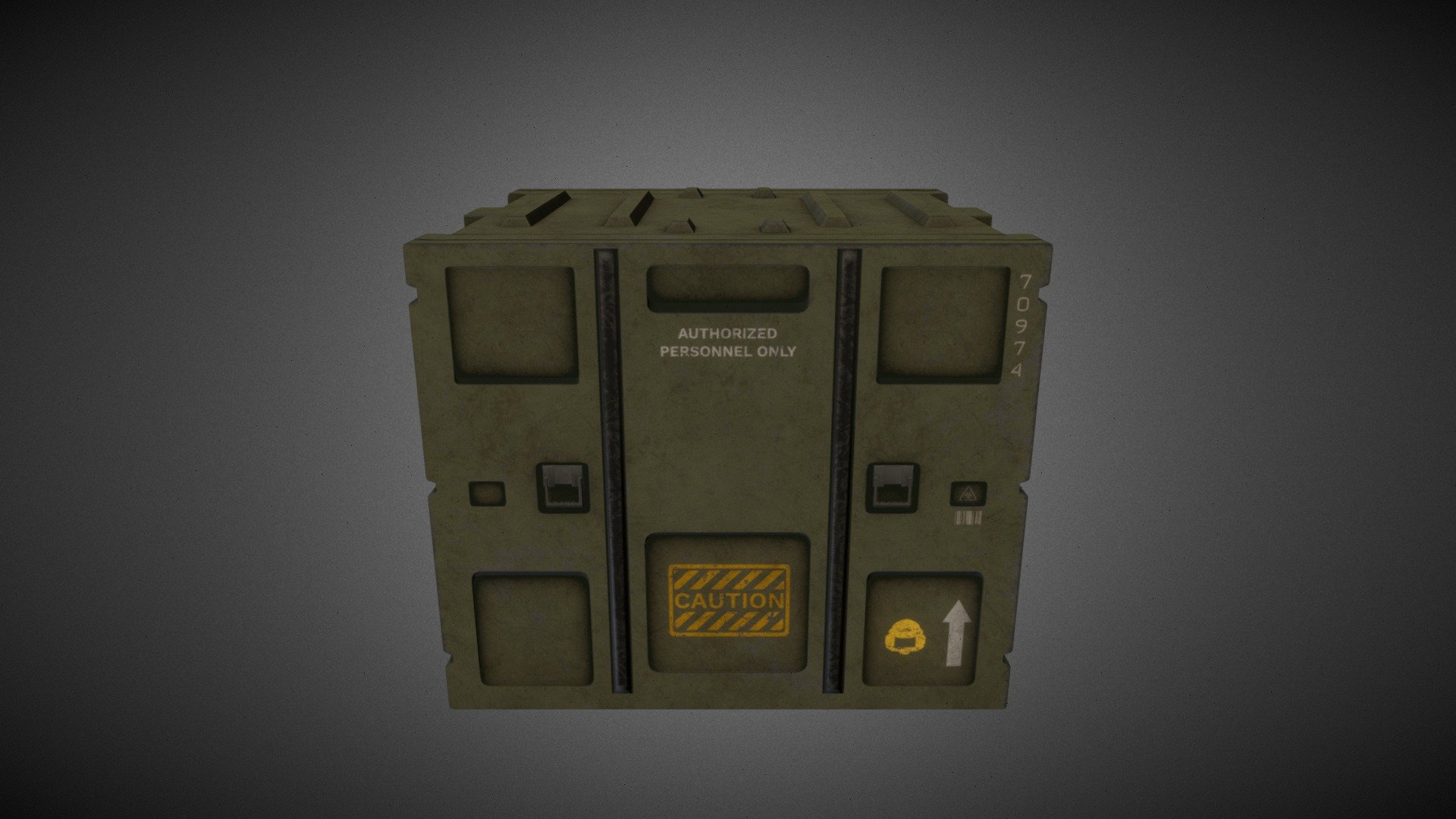 Metal Container (Hazardous Hardware) - 3D model by andreeadafina ...