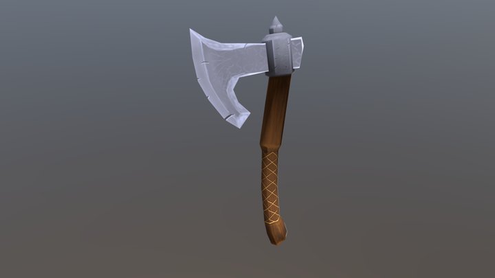 Texture Painting an Ax 3D Model