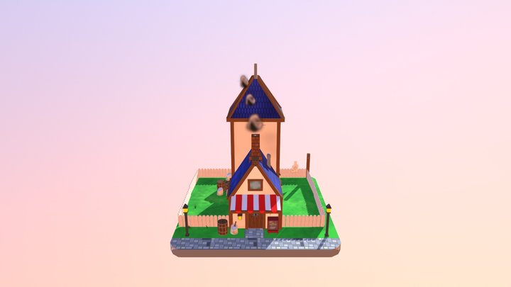 Bakery 3D Model