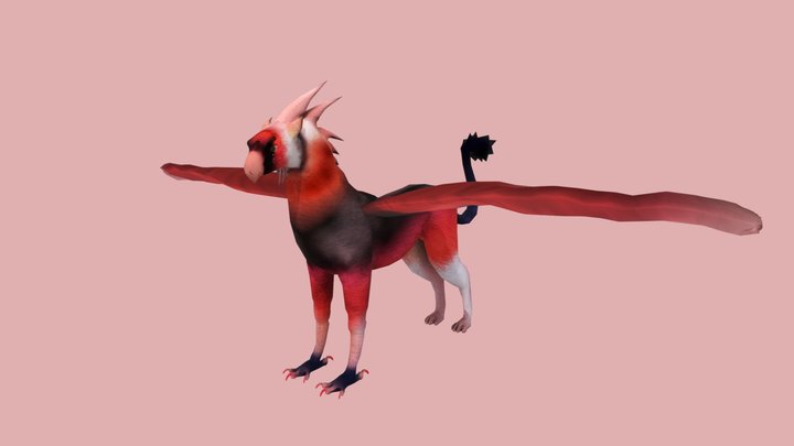 Ziz - 3D Character Model - Okami No Tochi 3D Model