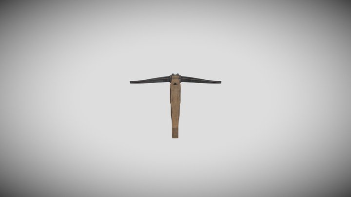Old Medieval Crossbow 3D Model