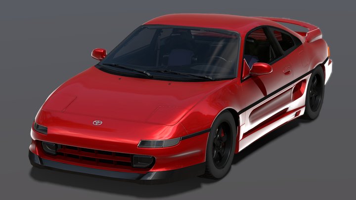 Toyota MR2 SW20 3D Model
