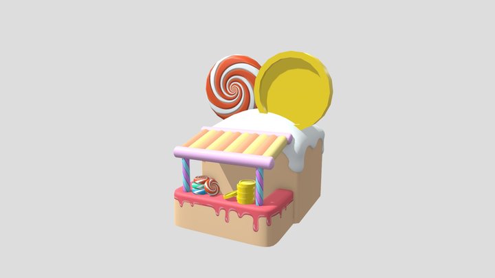 CandyShop 3D Model