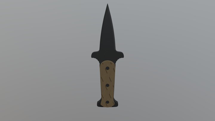 GBRS EDC G10 Dagger 3D Model