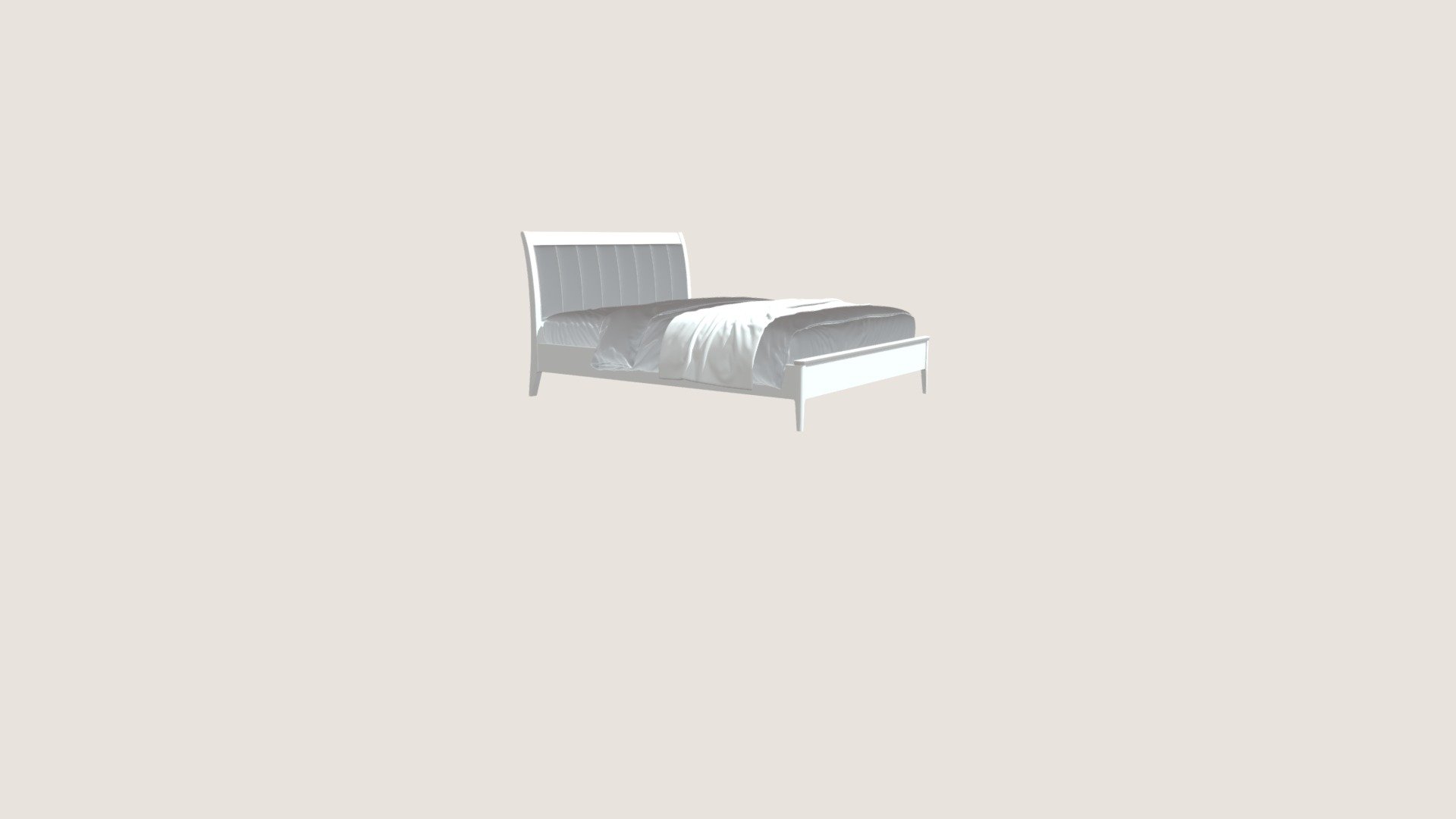 Кровать ASHWOOD 160 мягкая — Modern Home — Sketchfab embed 3D viewer