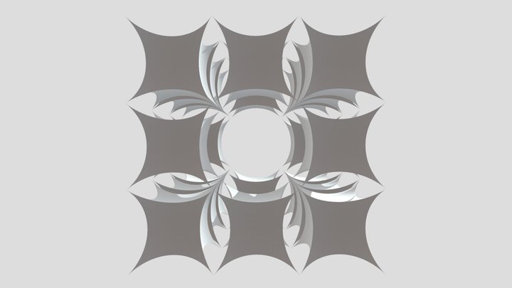 Hyperbolic Cube Fractal | Additive Menger Lvl 1 3D Model