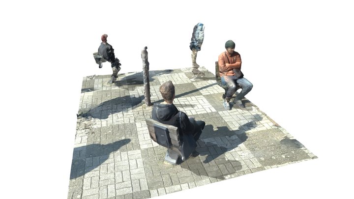 S010_SpinningChairs 3D Model