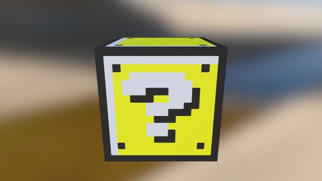 Question Mark Block 3D Model