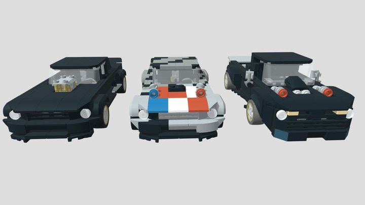 Lego Hoonigan Trio 3D Model