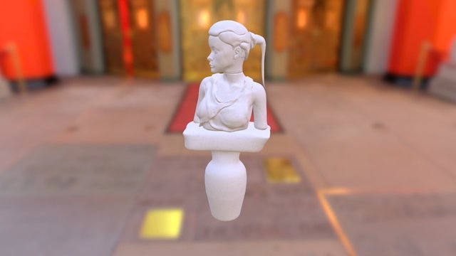 Awich Statue 3D Model