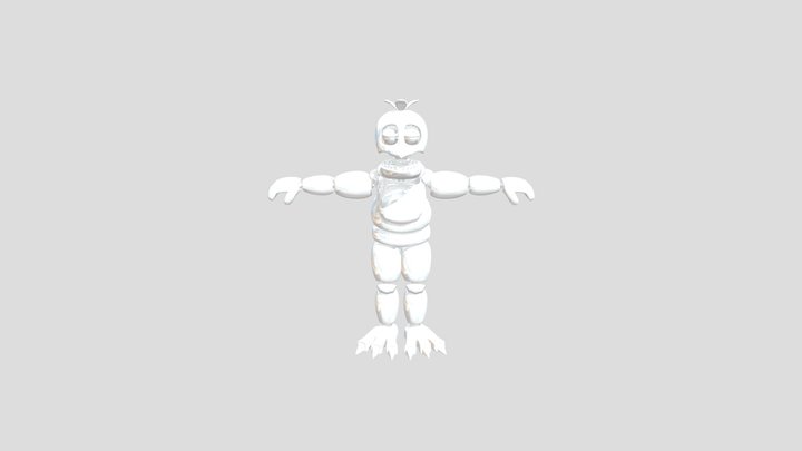 F Na F 2 Unwithered Chica 3D Model