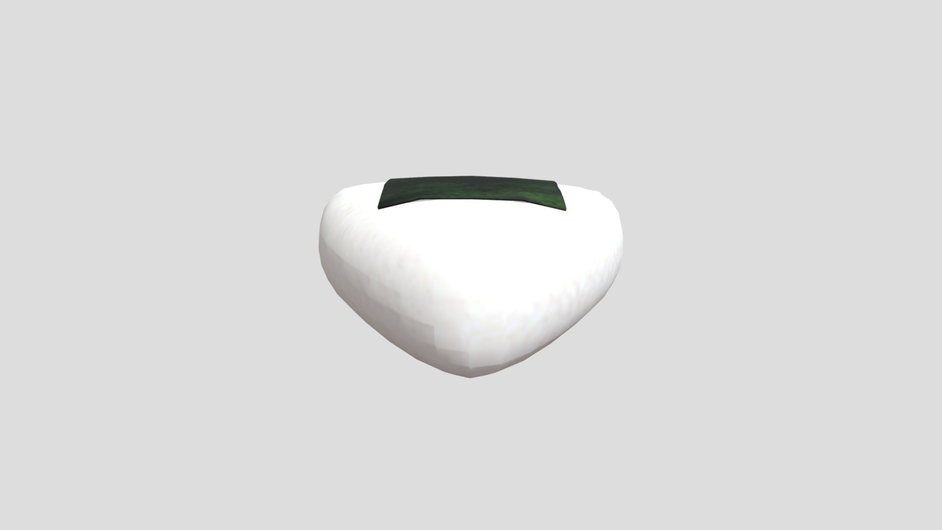 Onigiri - midpoly — Sketchfab embed 3D viewer