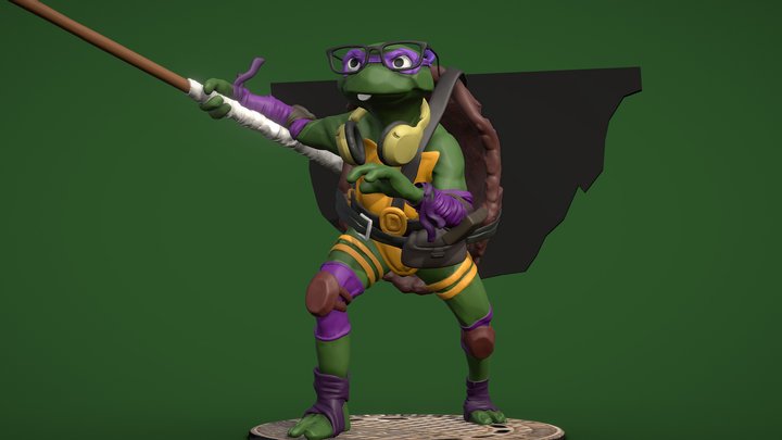 Donatello Printable from TMNT Mutant Mayhem 2023 3D Model