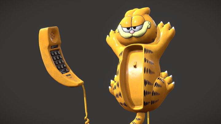 Garfield Phone 3D Model