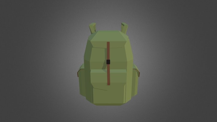 Travel Backpack 3D Model
