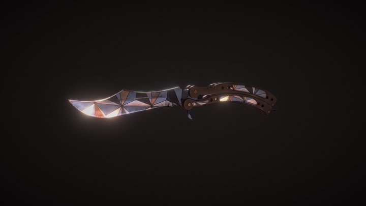 Butterfly Knife | Texo 3D Model