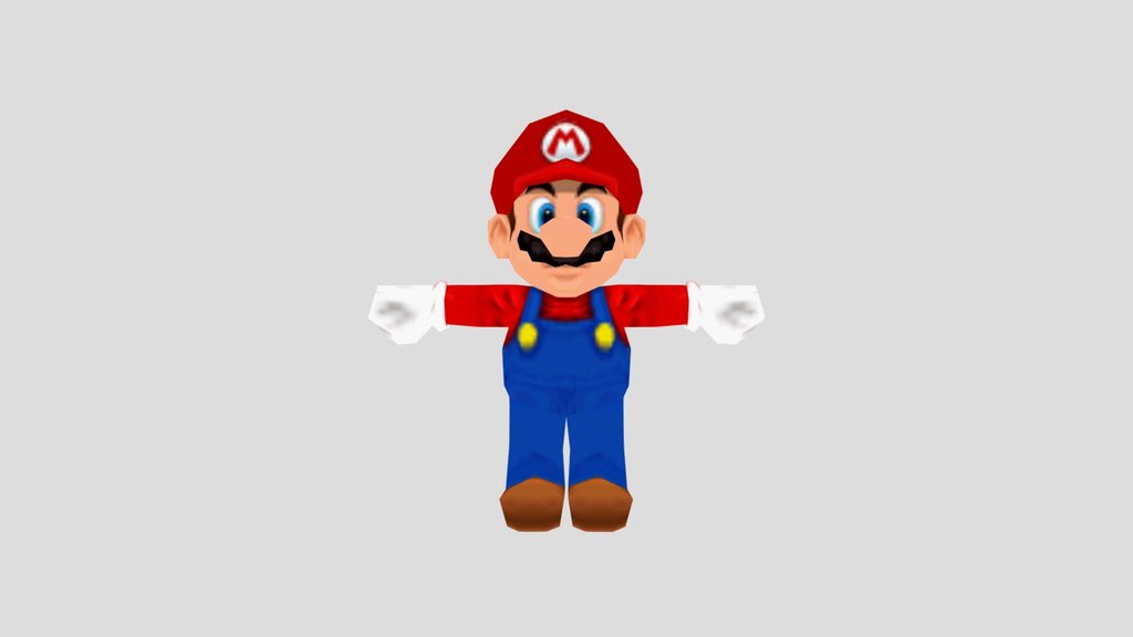 Super Mario 64 Ds A 3d Model Collection By Ruthromantic Ruthromantic Sketchfab 4200