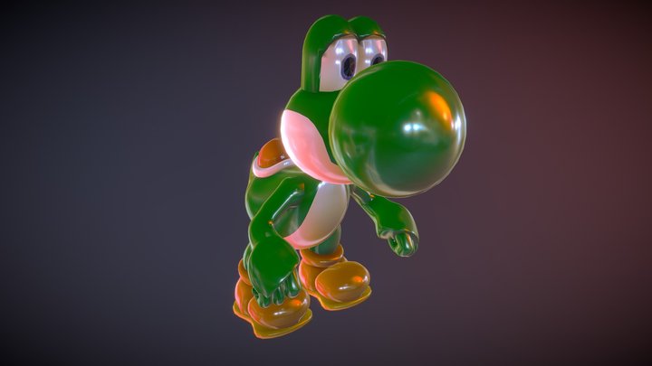 Re Materialized Yoshi 3D Model