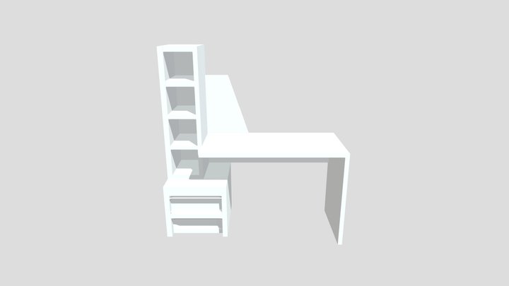Desk 3D Model