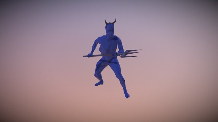 Blue Devil 3D Model