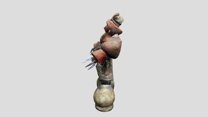 Gattai_Dogu_OBJ 3D Model