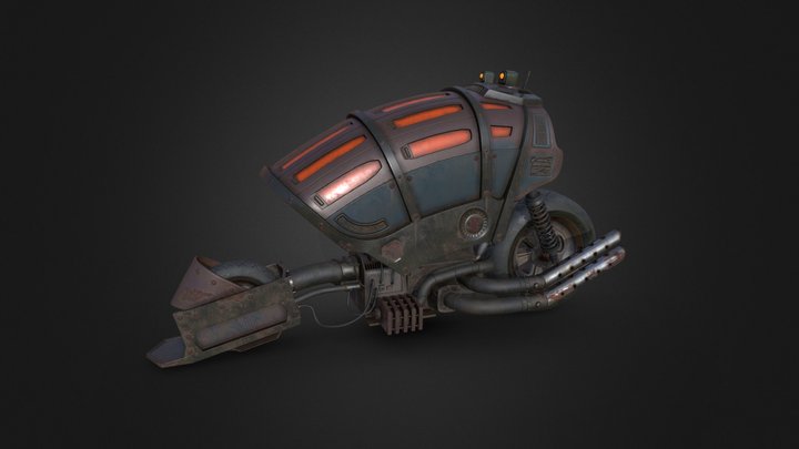 Motorcycle 3D Model