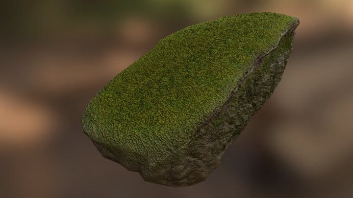 River Cliff 01 3D Model