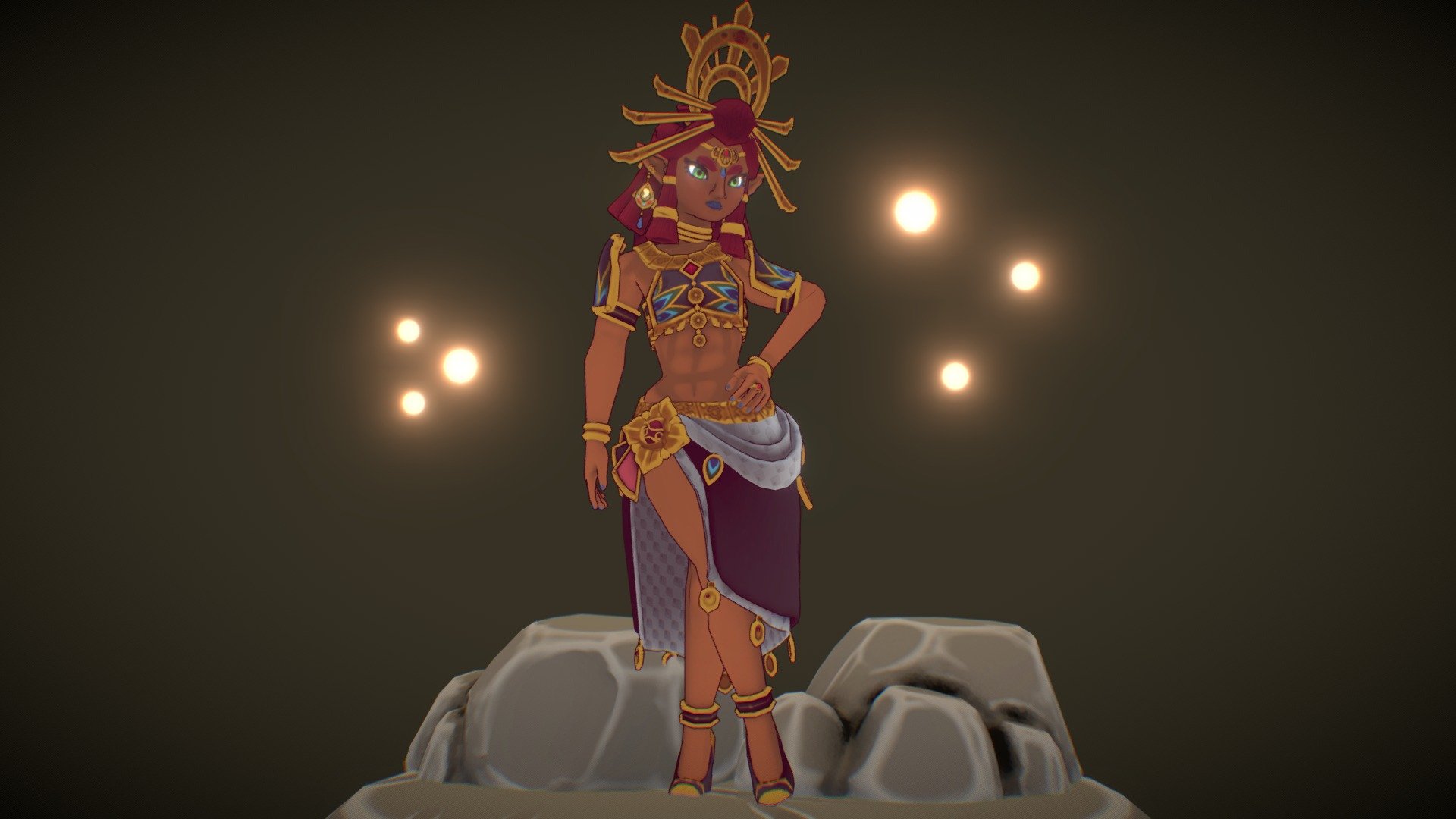 ArtStation - Riju Fan Model, Tears of the Kingdom