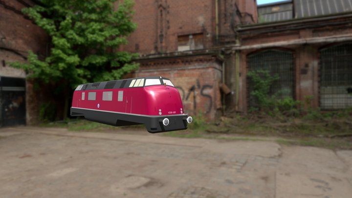 Krauss-Maffei Deutsche Bundesbahn V200-001 3D Model