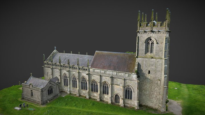 Battlefield Church 3D Model