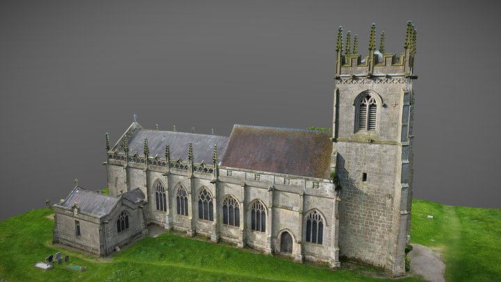 Battlefield Church 3D Model