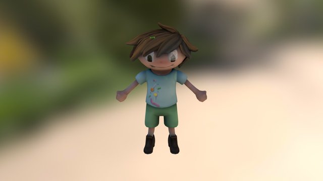 Spice Game Character 3D Model