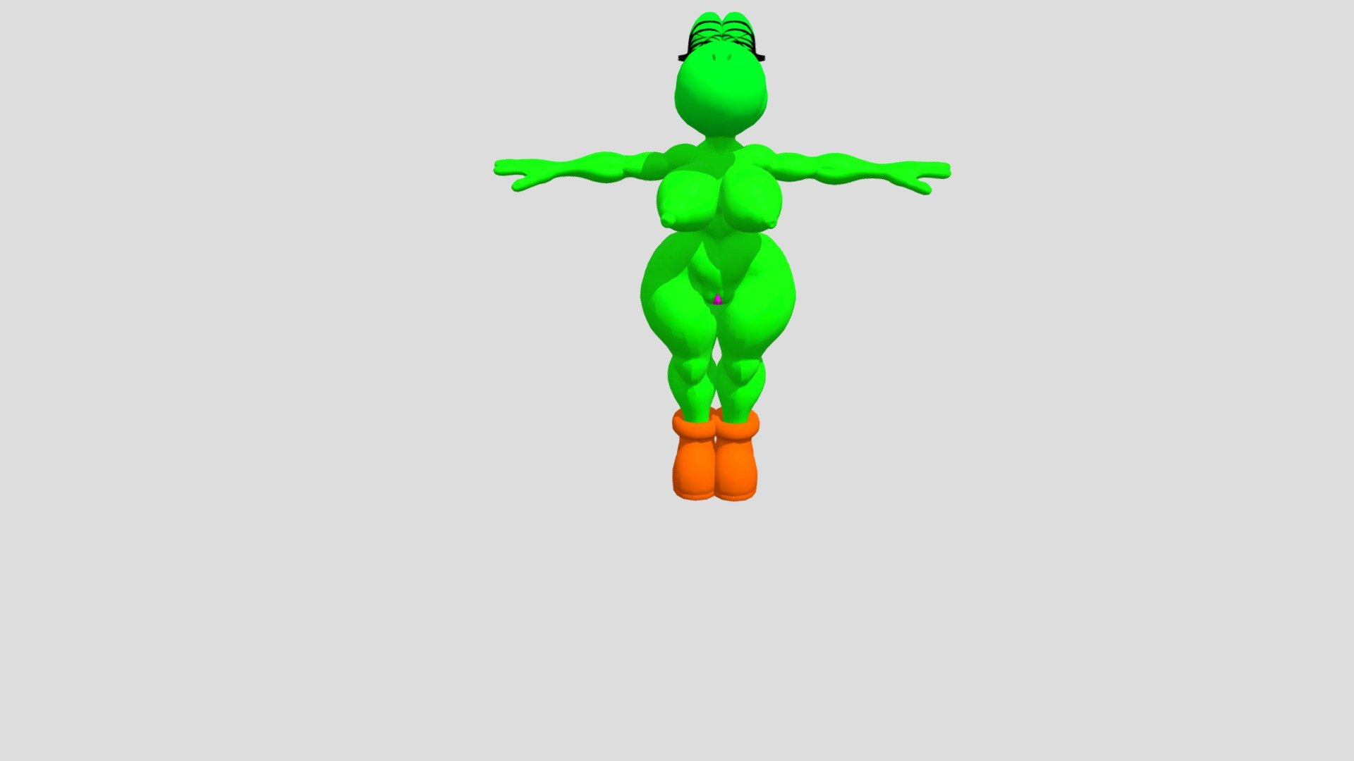 Yoshi-female - Download Free 3D model by SFMgame [e7e3609] - Sketchfab