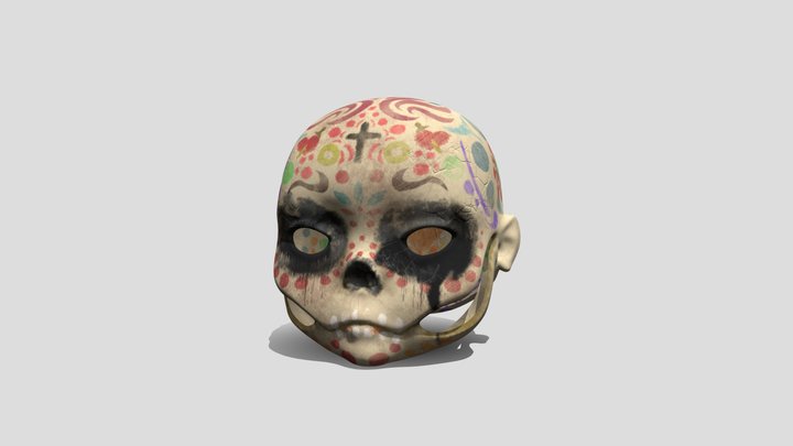 Skull Child 3D Model