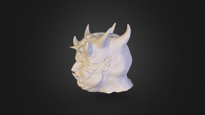 Ogre Head 3D Model
