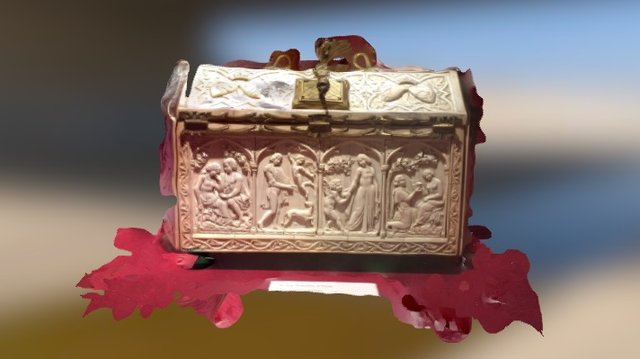Beautiful Ivory box 3D Model