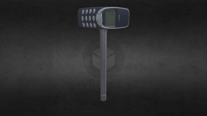 Nokia 3310 Hammer 3D Model