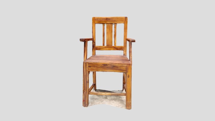 Wooden Chair - RealVoxel - RawScan 3D Model