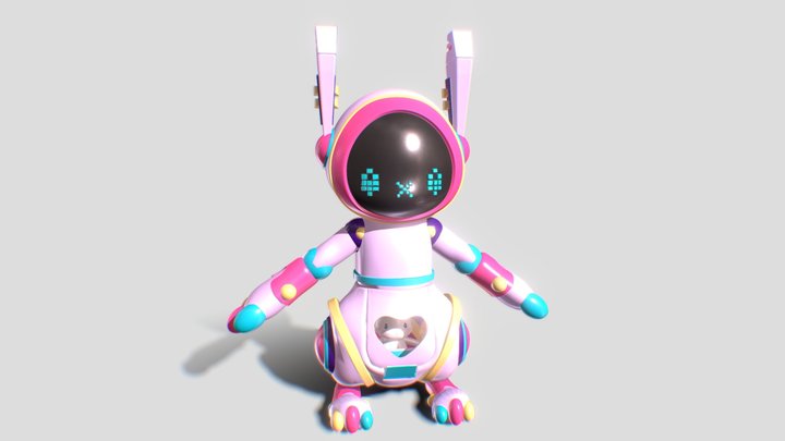 Mecha Bunny - Capstone 3D Model