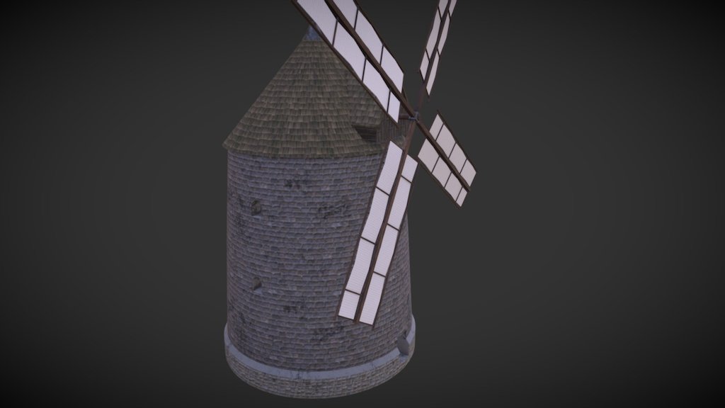 Village Wind mill - 3D model by Lukas Bobor (@LukasBobor) [e7e71d7 ...