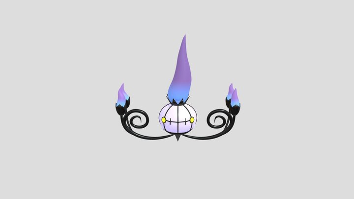 Chandelure 3D Model