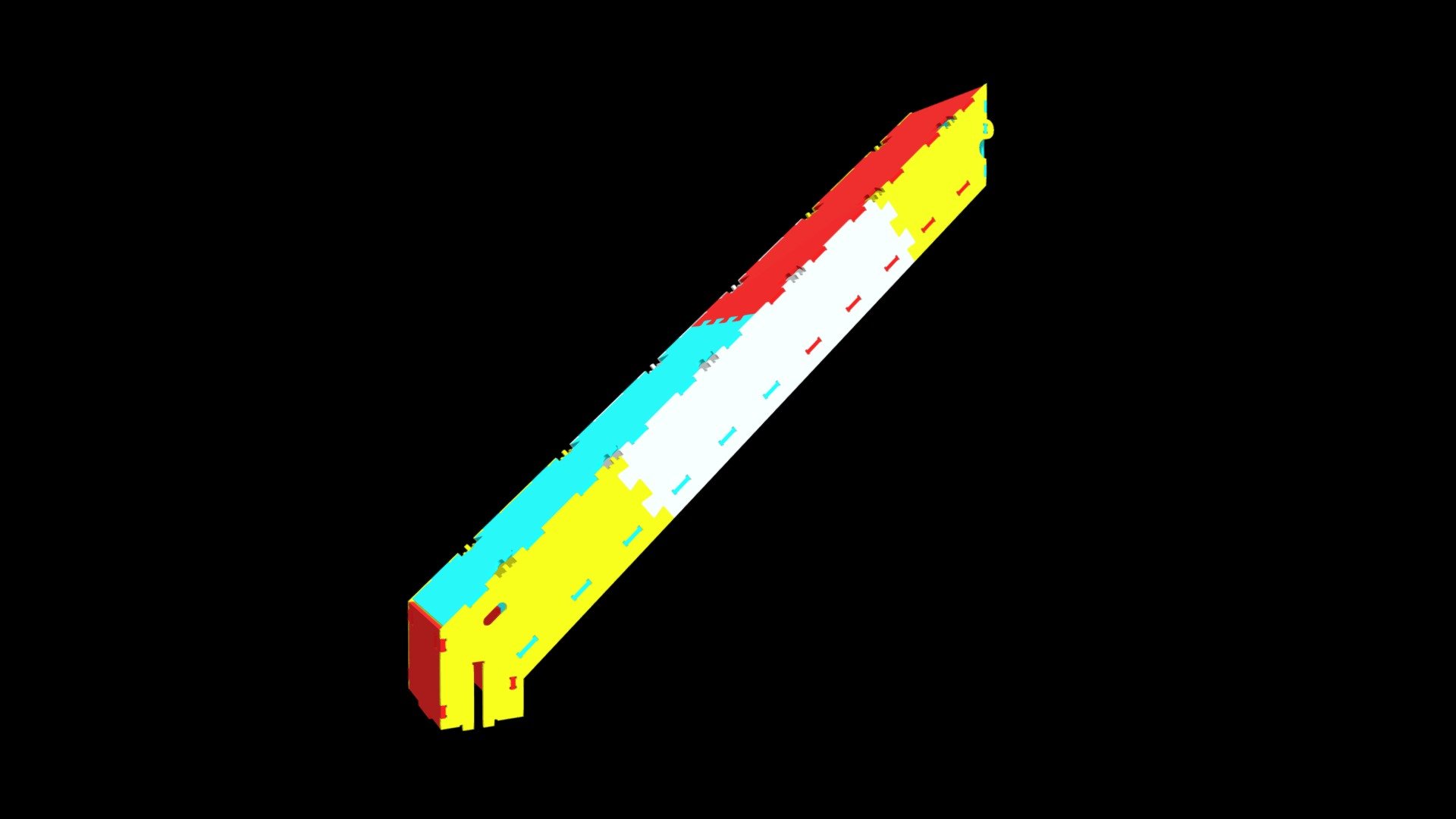 Roof G (edited for 4mm MDF laser model)
