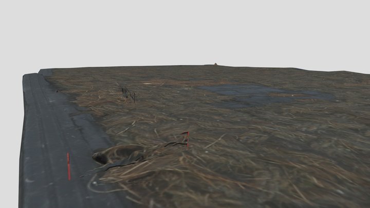 Beaten up, old doormat 3D Model