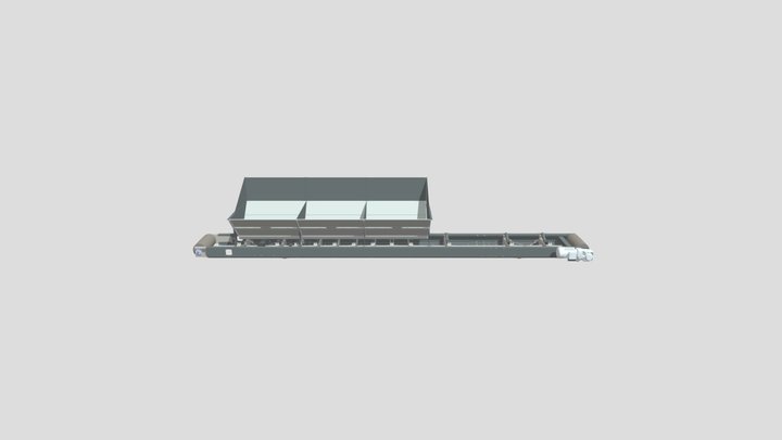 Seed processing line 3D Model