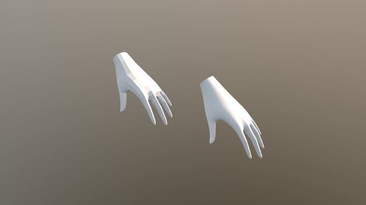 Female hand 3D Model