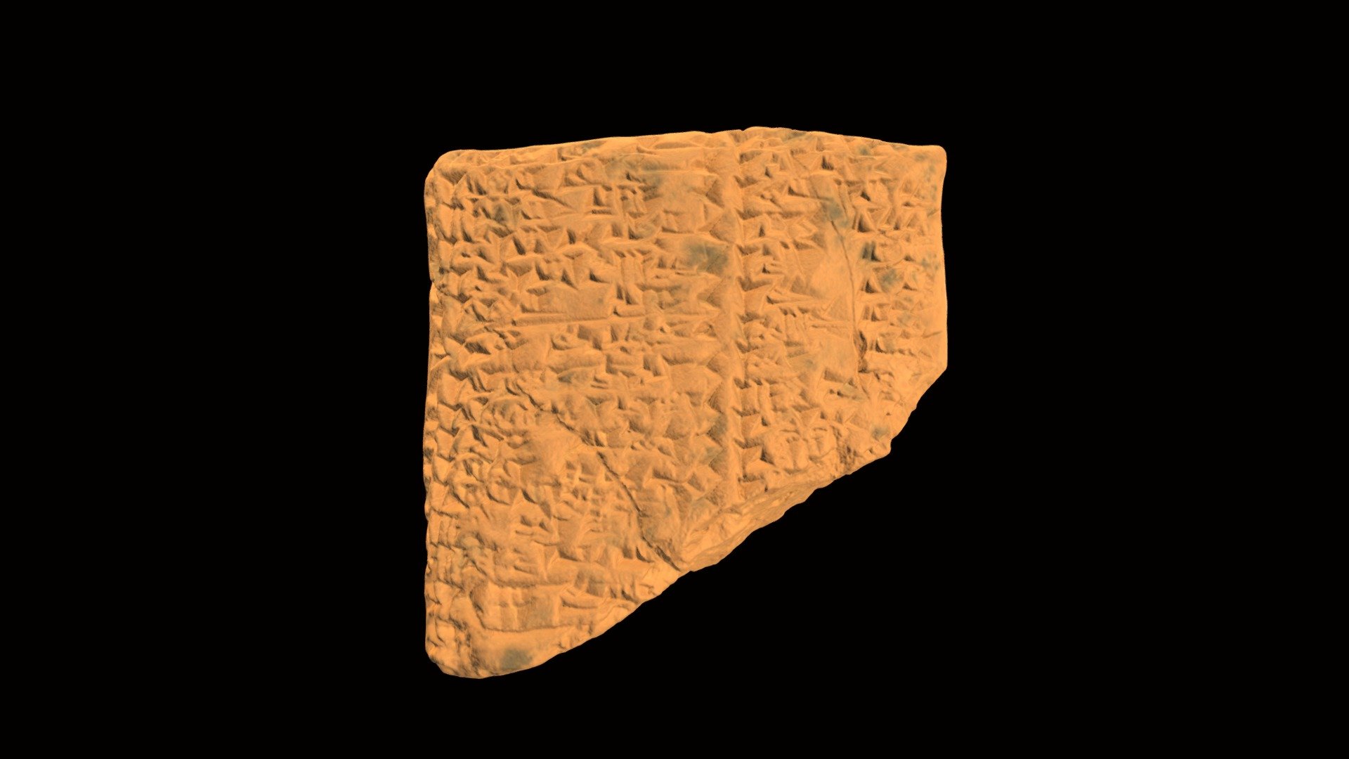 Cuneiform Tablet HMANE1893.5.28 - 3D model by Harvard Museum of the ...