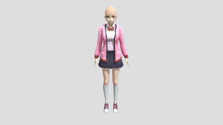 yandere uniform 3D Model