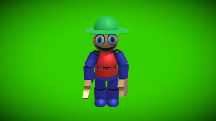 Remade toy Bambi 3D Model