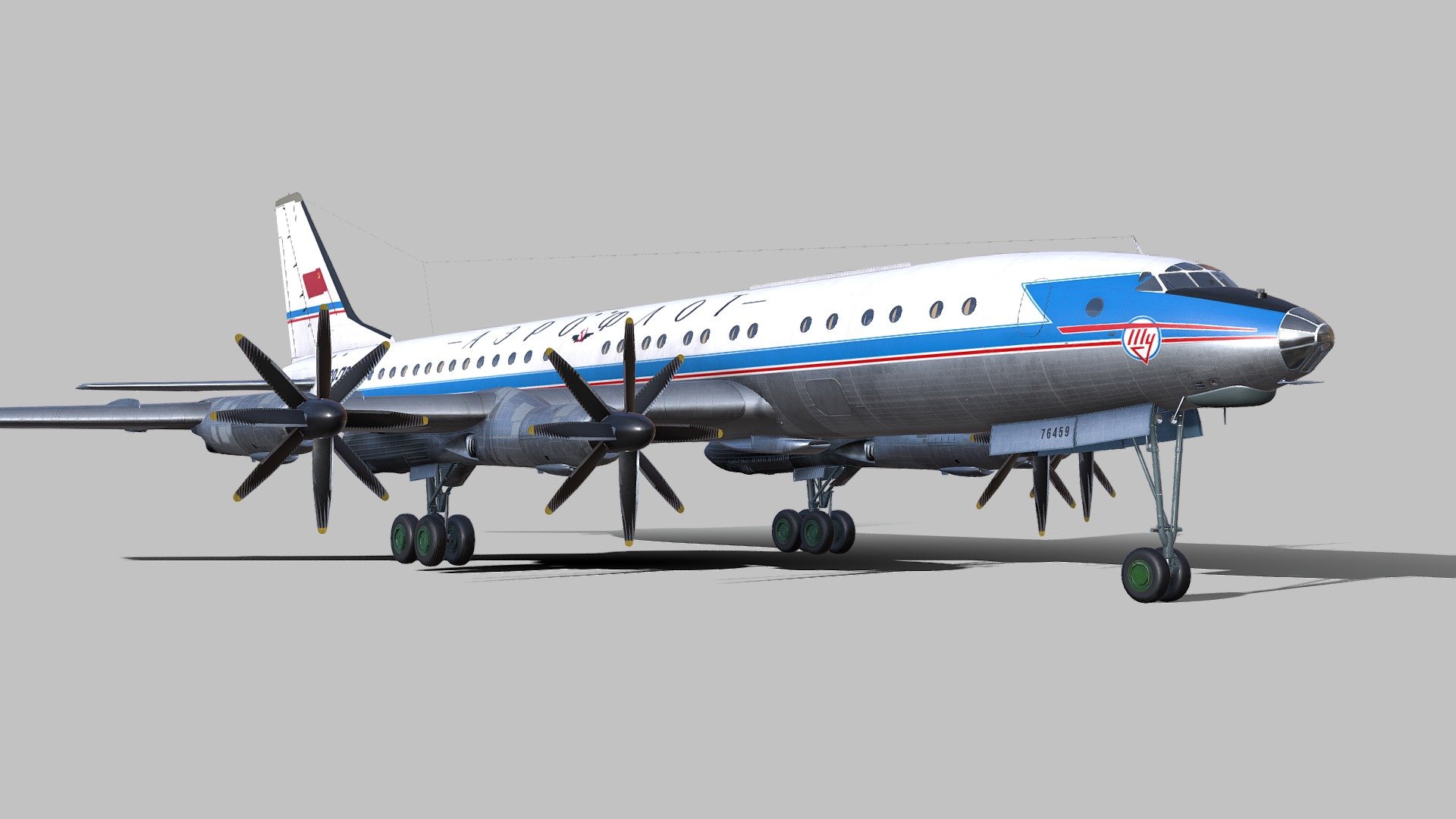 Tupolev Tu-114 - Buy Royalty Free 3D Model By Tim Samedov (@Citizensnip) [E7ea463]